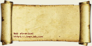 Anastasija Stojmenović vizit kartica